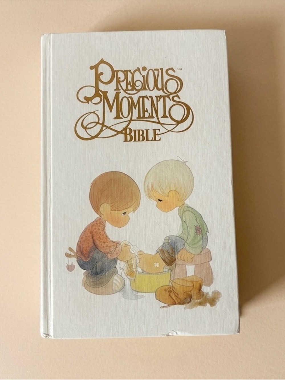 Vintage 1993 Precious Moments Bible The Living Bible Edition Hardcover